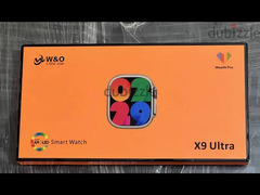 X9 ultra watch لون فضي
